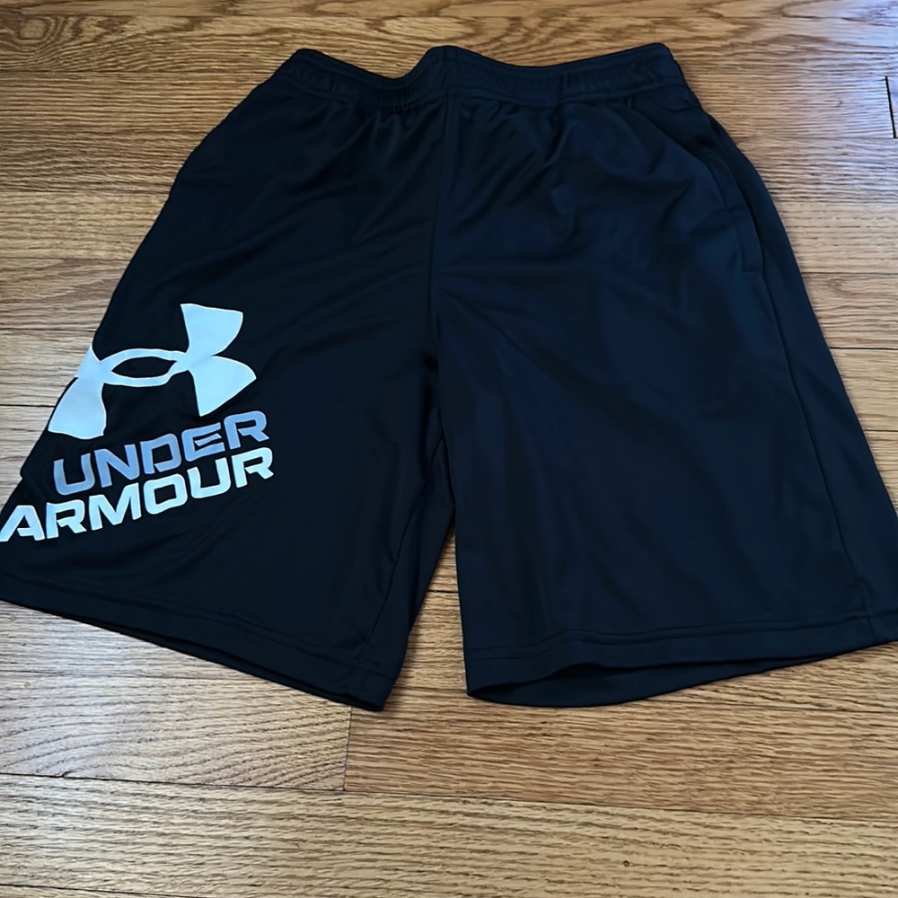 Boy’s Under Armour shorts; Size YLG; used